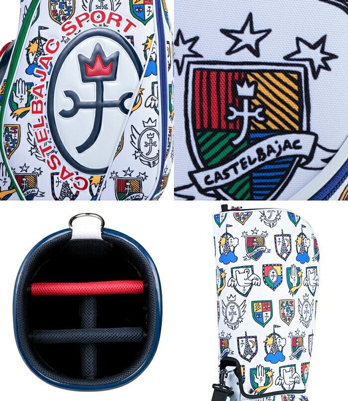 新品】CASTELBAJAC CBC034 キャディバッグ ホワイト