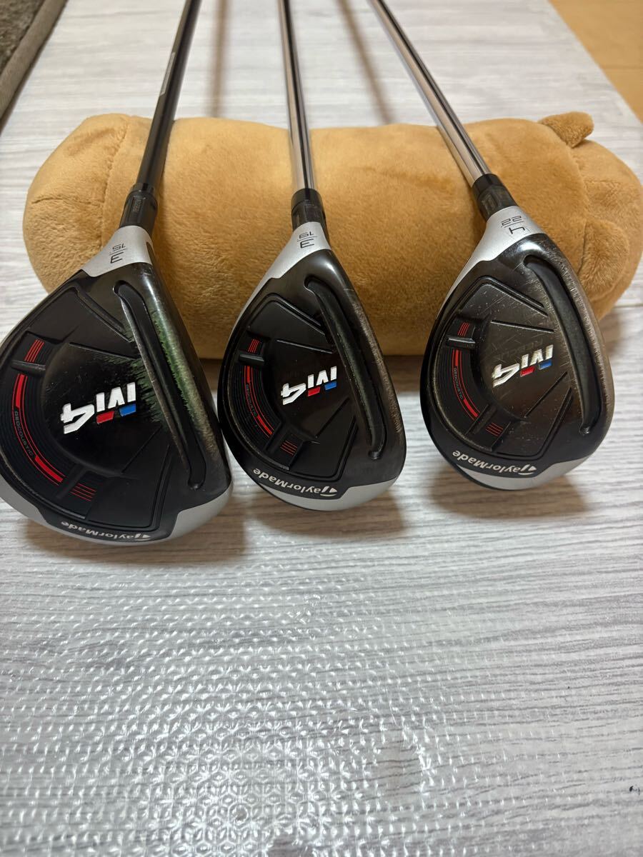 レフティ M4 3本セット　3.4ユーティリティ&3W