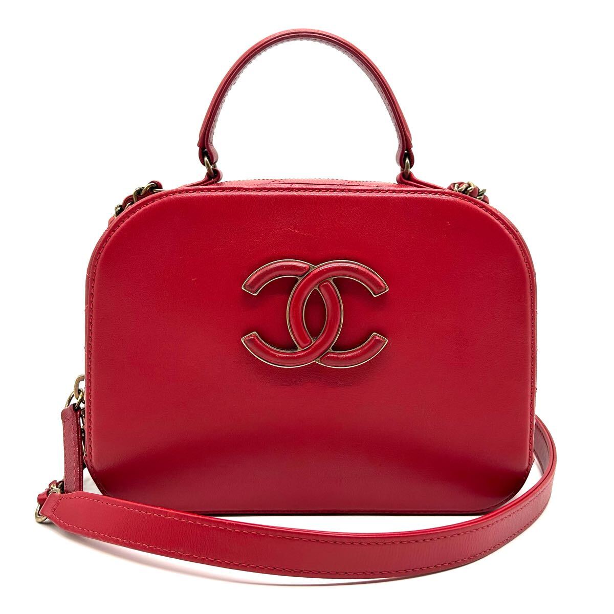 CHANEL チェーン バニティ ショルダーバッグ 2WAY CHANEL シャネル バニティ チェーンショルダーバッグ 2way