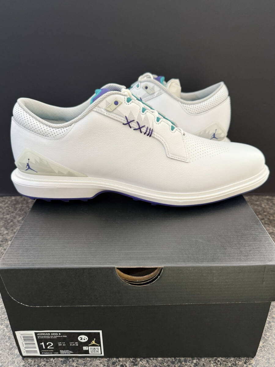 Jordan ADG 5 Golf Shoes White グレープ Ice Men's Sz 12 Jordan ADG 5 Golf Shoes White グレープ Ice Men's Sz 12
