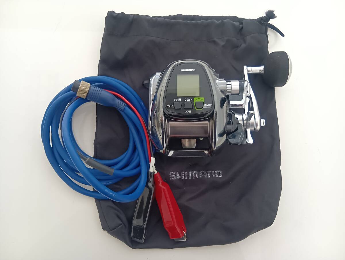 【2025-059】 通電巻上OK Shimano シマノ Force Master 3000MK フォースマスター 3000MK コード付属