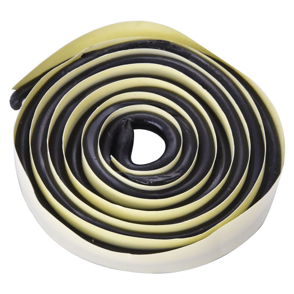 スワンボンド ブチルテープ No.9300 太さ3mm 1m小分け売り ブチルゴム シーリング材 フォグランプ 水漏れ防水対策_画像1