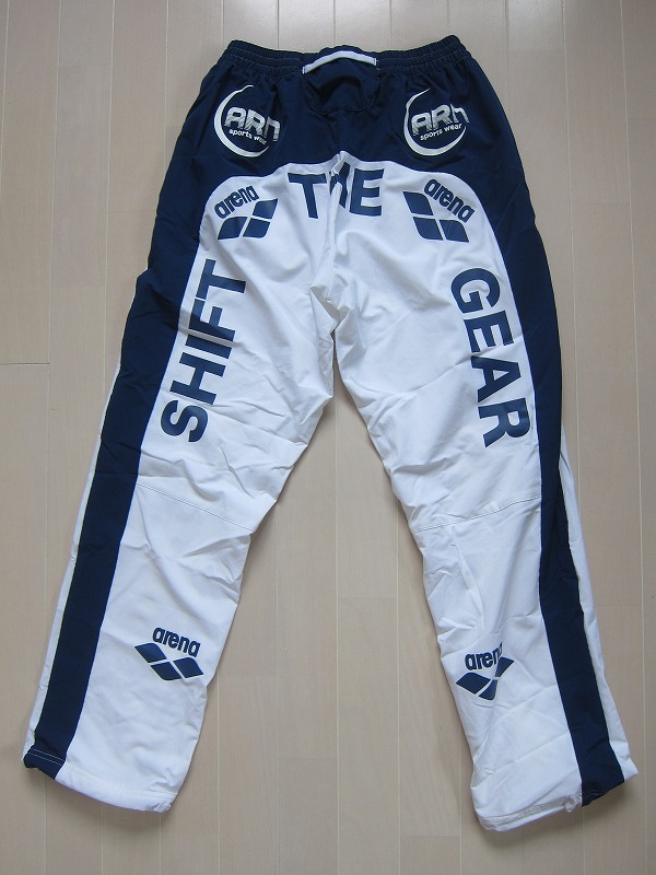 arena アリーナ ナイロンジャージ セットアップ カーキ XXL arena】L