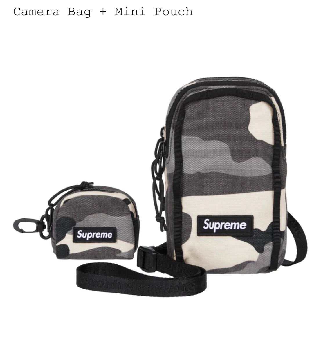 新品】25SS Supreme Camera Bag + Mini Pouch Snow Camo 新品】25SS Supreme Camera Bag + Mini Pouch Snow Camo