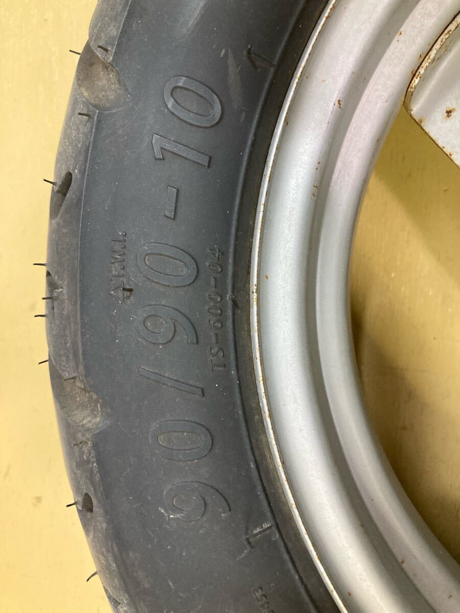 1504 ホンダ　スマートDIO AF56 リアホイール　タイヤ溝あり　AF55