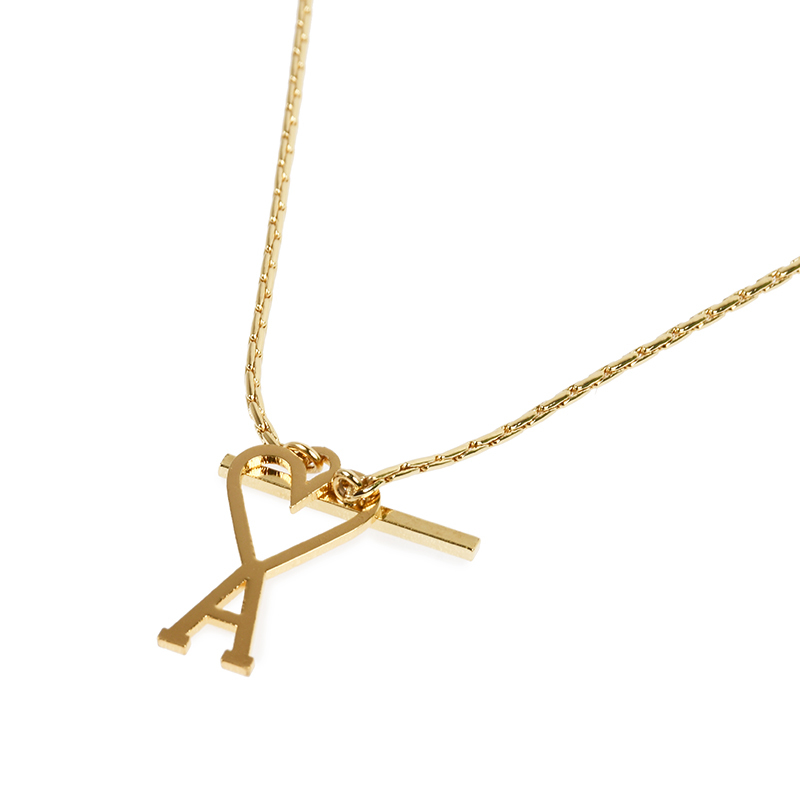 AMI PARIS ALEXANDRE MATTIUSSI アミ パリス AMI DE COEUR ゴールドロングチェーンネックレス 新品 イタリア正規品 UJW916 361 902