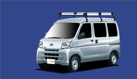 ■TUFREQ ルーフキャリア サンバーバン S321B/S331B用/H+シリーズ 長さ:ロング HH236C+