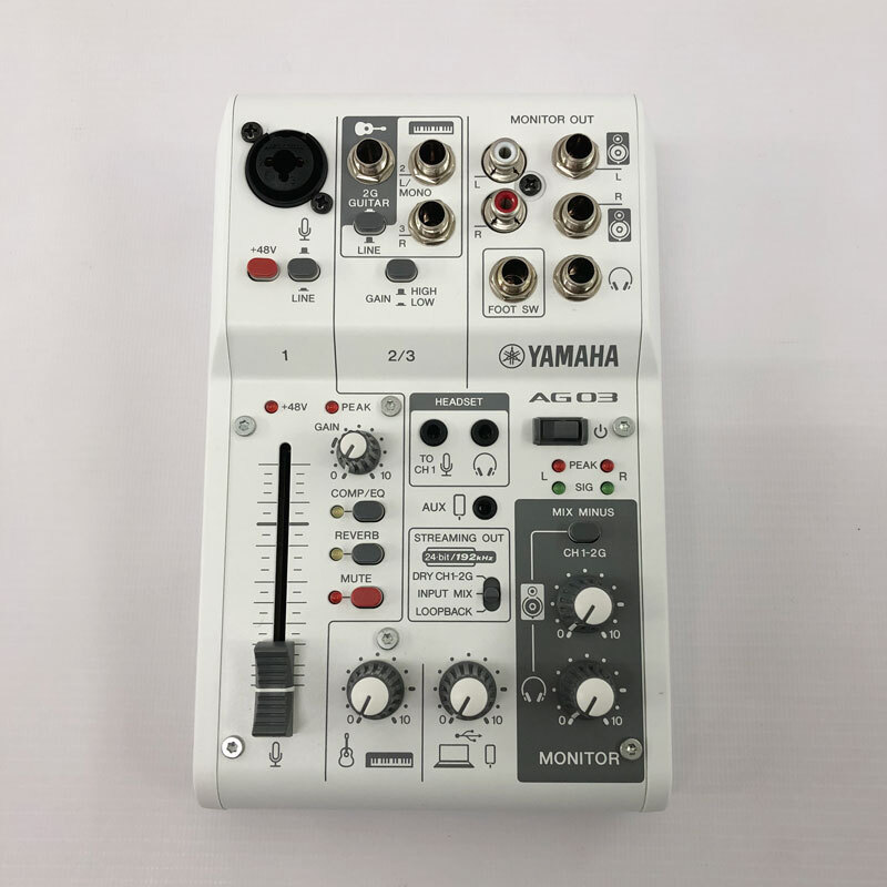 国内外の人気 ミキサー ライブストリーミング MK2 AG03 ヤマハ ジャンク扱い》《現状品》YAMAHA オーディオインターフェース オークファン（aucfan.com）  - の商品情報をアーカイブ公開 《楽器・山城店》◇R592(ミキサー)｜売買されたオークション情報、Yahoo!オークション(旧ヤフオク!)  DJ機材