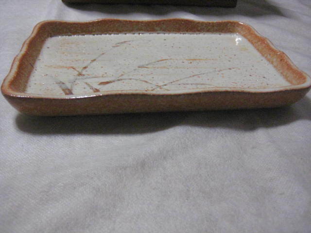 レトロ　角皿　5枚 夕やけ　　木箱入り_画像8