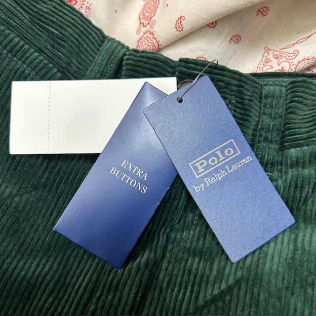 タグ付き未使用 定価4 6万 Ralph Lauren ワイドバギー タグ付き未使用 定価4 6万 Ralph Lauren ワイドバギー