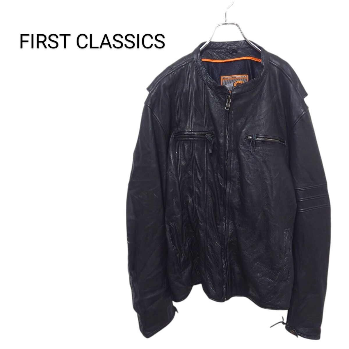 【FIRST CLASSICS】レザー シングルライダースジャケットA-3078_画像1