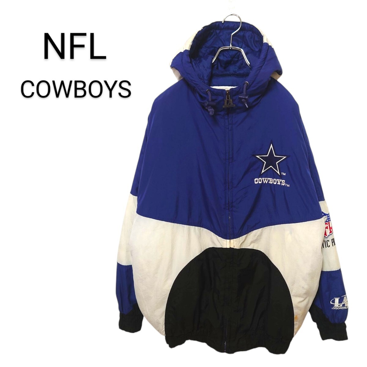 【NFL】COWBOYS 中綿入り チームロゴ刺繍ブルゾン A-3197 Yahoo!オークション - 【NFL】COWBOYS チームロゴ刺繍 中綿入り