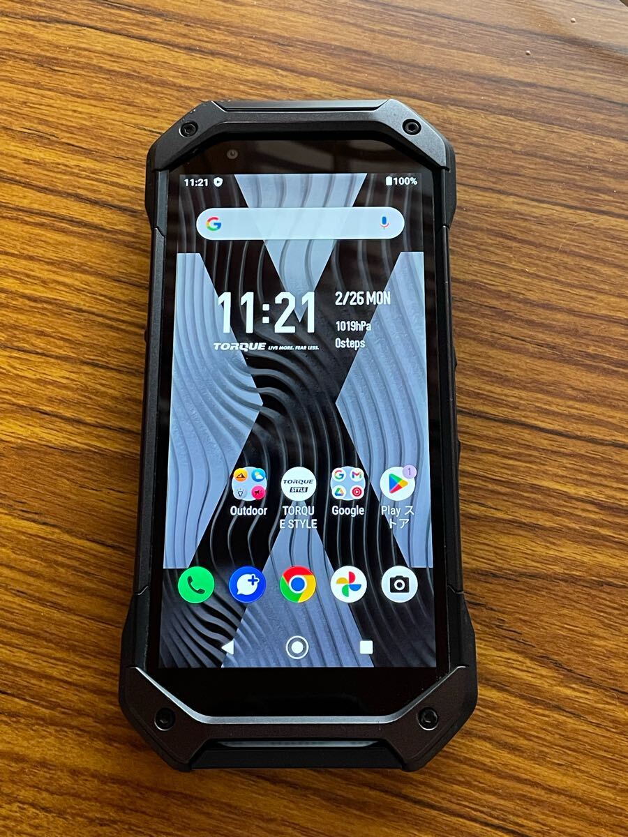 京セラ TORQUE 5G KYG01 ブラック □ Androidバージョン13 京セラ TORQUE 5G KYG01 ブラック □ Androidバージョン13