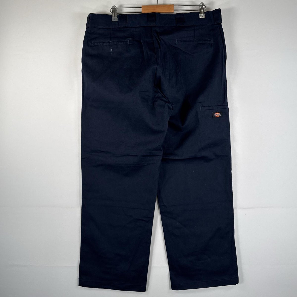  б/у одежда Dickies Dickies рабочие брюки рабочая одежда one отметка Logo распорка двойной колено большой размер w40 L30 темно-синий мужской 