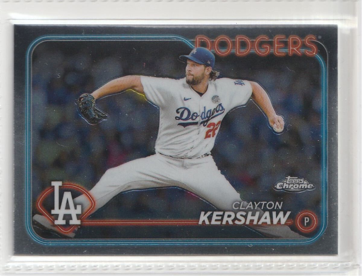 Clayton Kershaw 2024 Topps Chrome MLB ドジャース_画像1