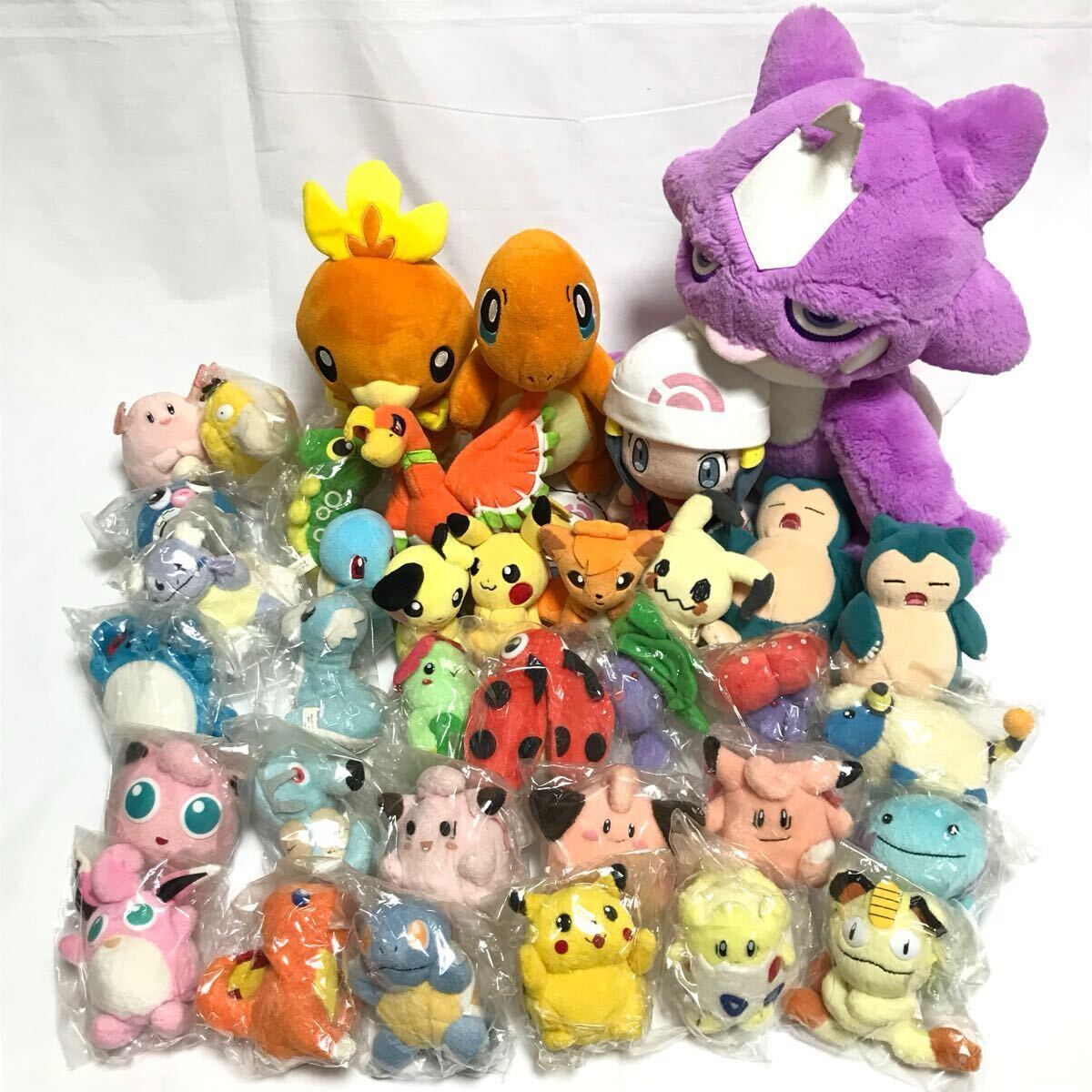ポケモン ぬいぐるみ マスコット 大量セット まとめ / 当時物 ポケモン ぬいぐるみ マスコット 大量セット まとめ / 当時物