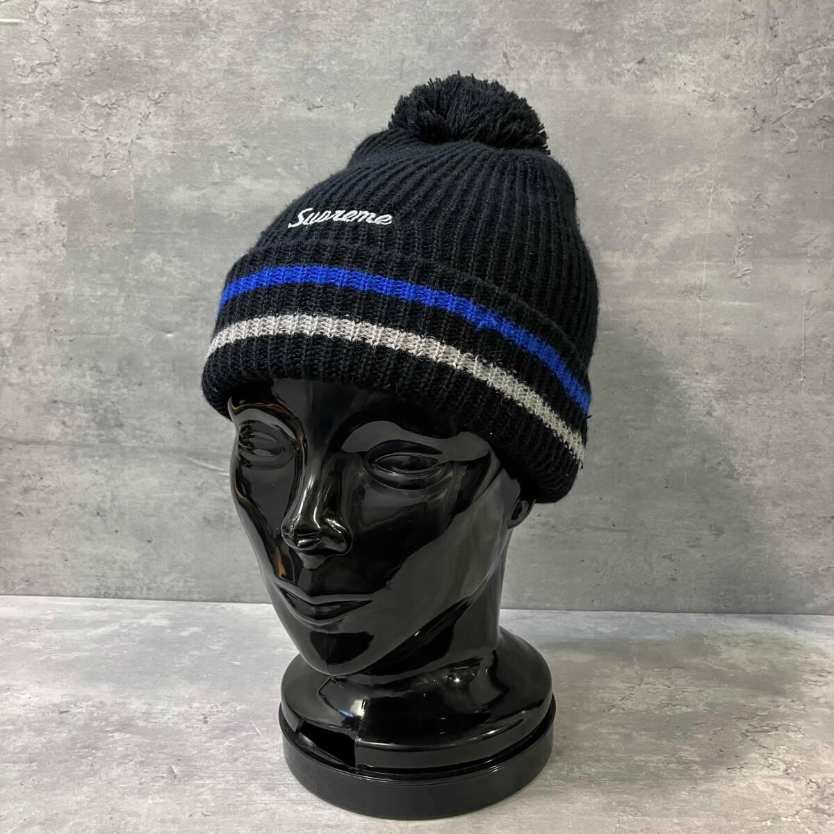 Supreme ポンポンニット帽 ビーニー ブラック シュプリーム 店舗受取可