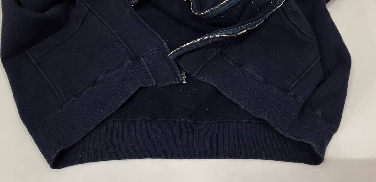 WARHOUSE Warehouse тренировочный полный Zip тренировочный размер 42 темно-синий сделано в Японии хлопок 100%