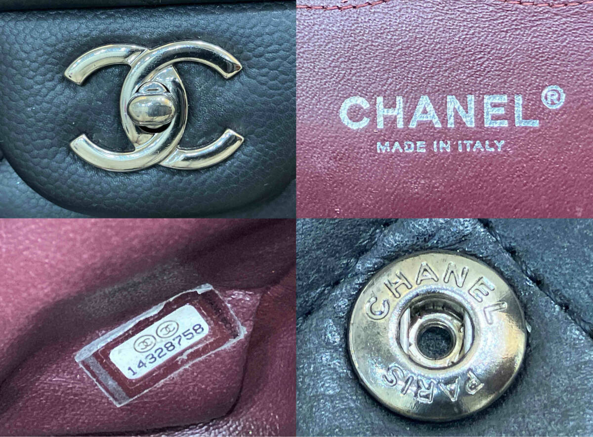 お値下げしました!CHANELシャネル/マトラッセ30/キャビア/ダブルチェーン/ハンドバッグ_画像6