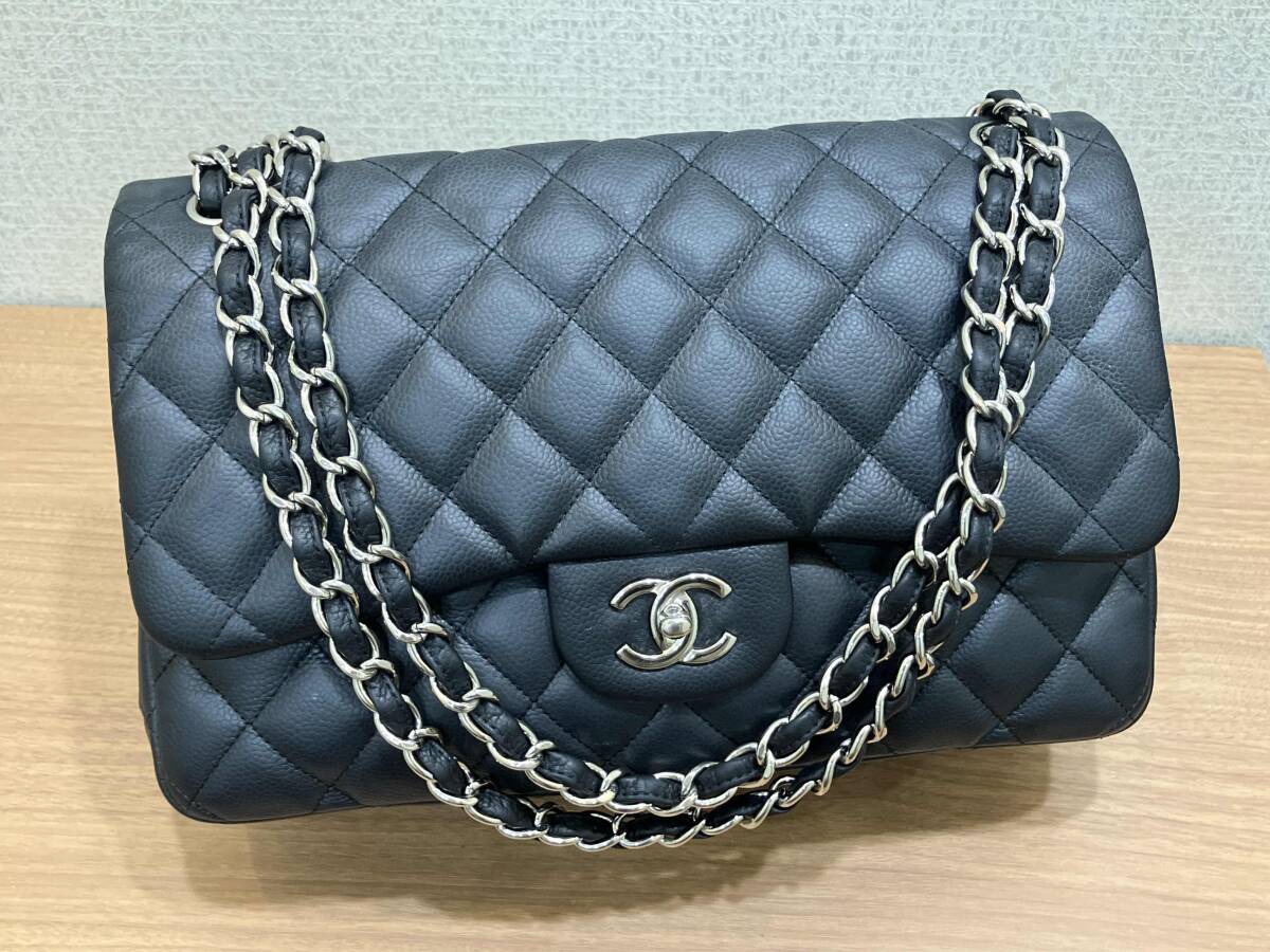 お値下げしました!CHANELシャネル/マトラッセ30/キャビア/ダブルチェーン/ハンドバッグ_画像1