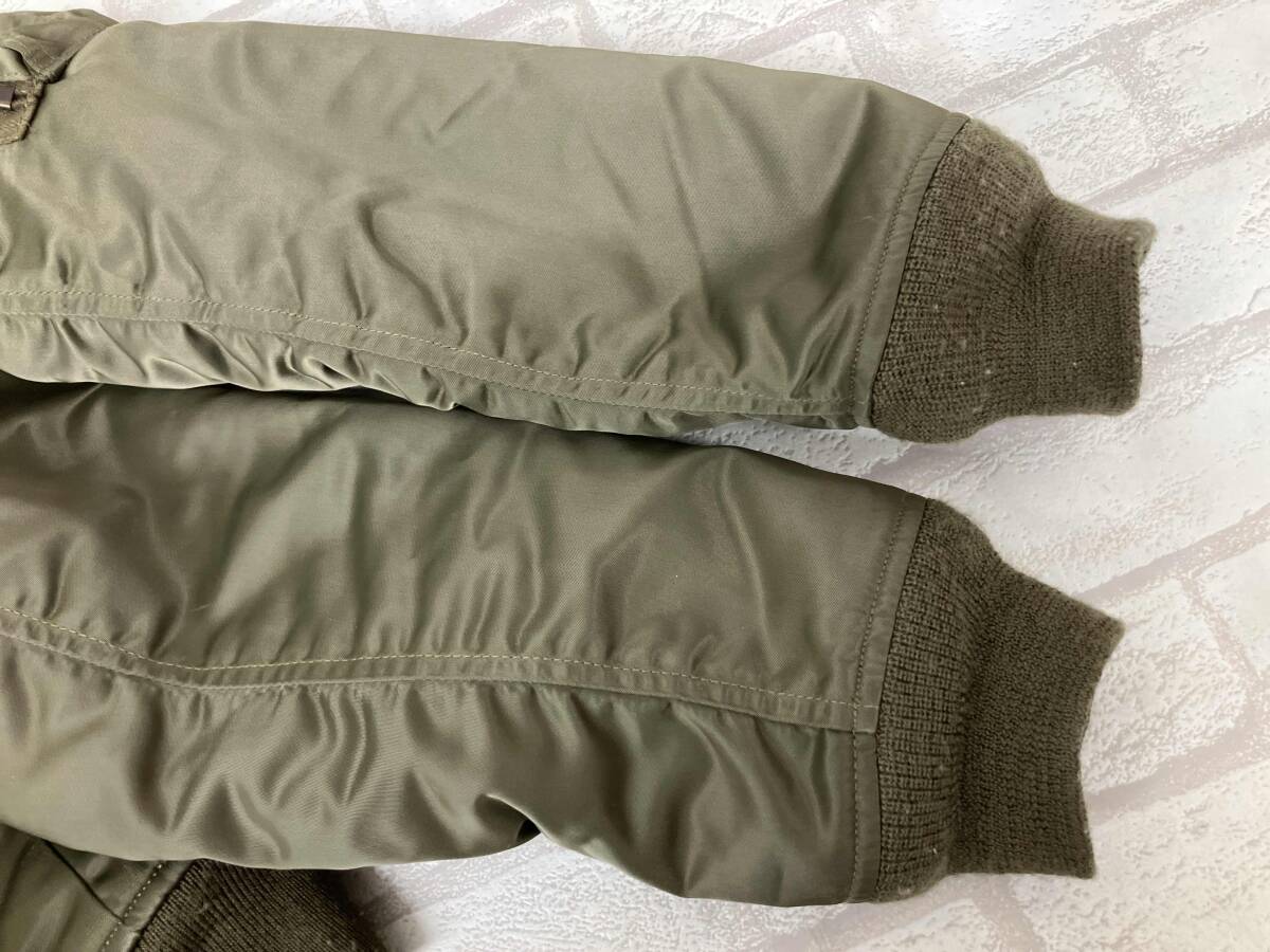 HYSTERIC GLAMOUR ヒステリックグラマー 0123AB04 MA-1 ナイロン ブルゾン カーキ レディース フリーサイズ