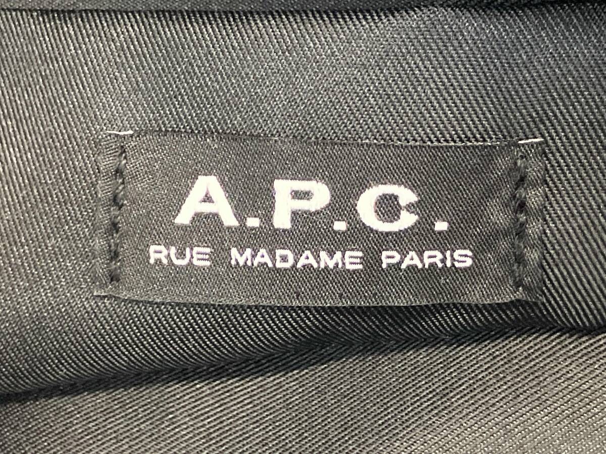A.P.C. アーペーセー トートバッグ フェイクレザー ブラック