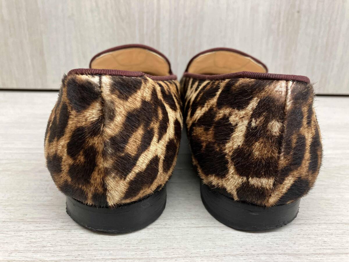 Christian Louboutin パンプス サイズ38 1/2 ハラコ レオパード