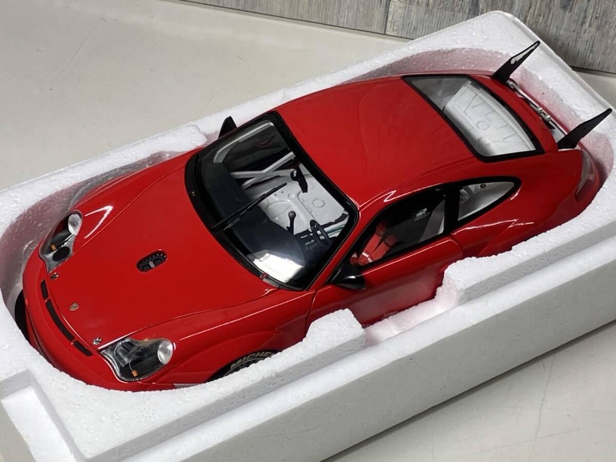 【現(xiàn)狀品/リアウイング交換品】 MINICHAMPS ミニチャンプス PORSCHE ポルシェ 911 GT3 RSR?2004 《C》