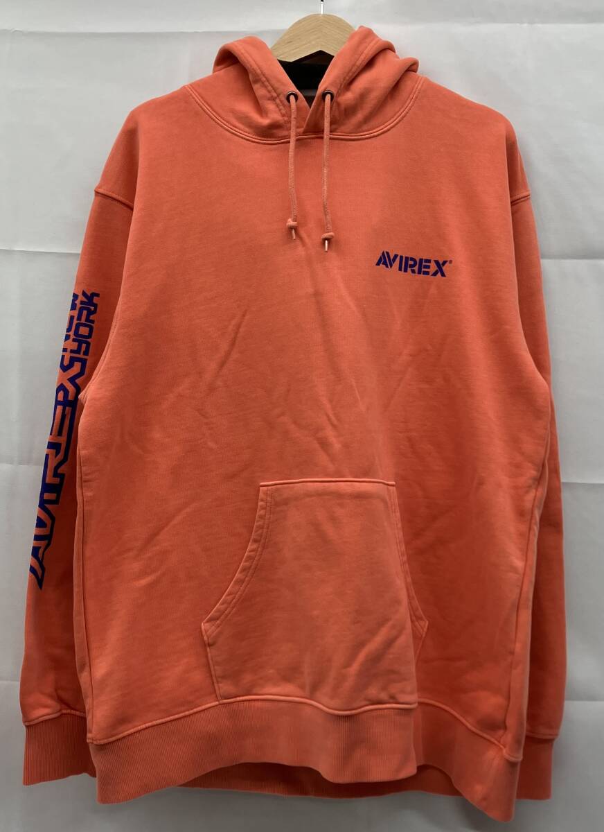 AVIREX アヴィレックス　783-3231013 パーカー タグ付き　プリント　サイズXL