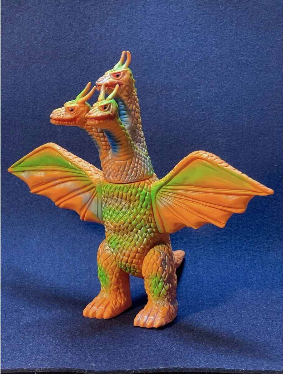 70s キングギドラ 当時物 ソフビ ブルマァク マルサン 70s キングギドラ 当時物 ソフビ ブルマァク マルサン