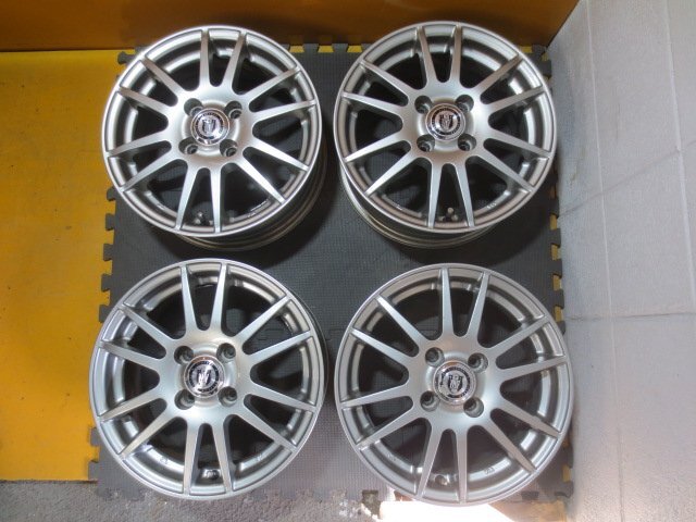 ☆スピスタ☆ホイール　NIRVANA　コンパクトカー　14インチ　5.5J　+42　100-4　4本　R145307H　中古_画像1