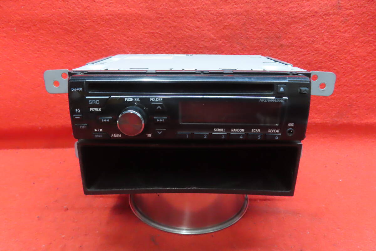 *CS1713* гарантия работы есть / Mitsubishi Electric DH-700 CD панель CD плеер Car Audio 1DIN корпус только 