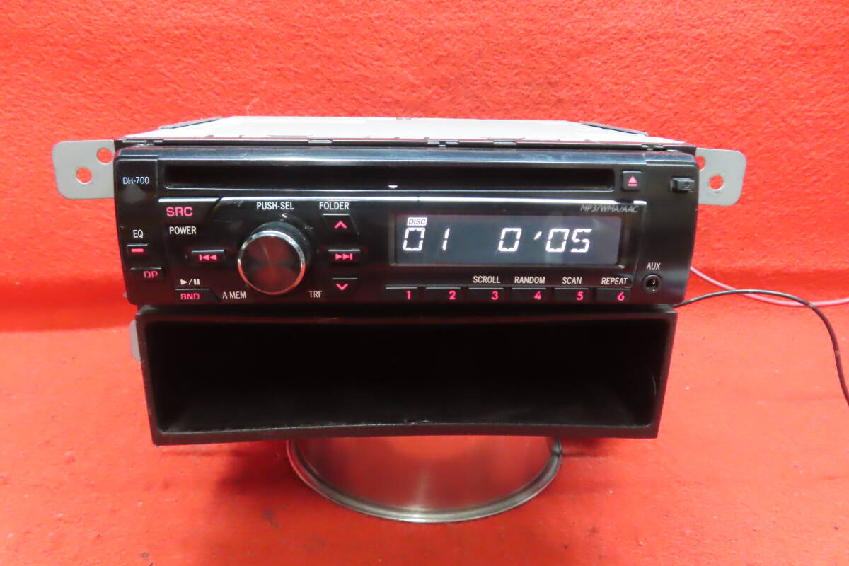 *CS1713* гарантия работы есть / Mitsubishi Electric DH-700 CD панель CD плеер Car Audio 1DIN корпус только 