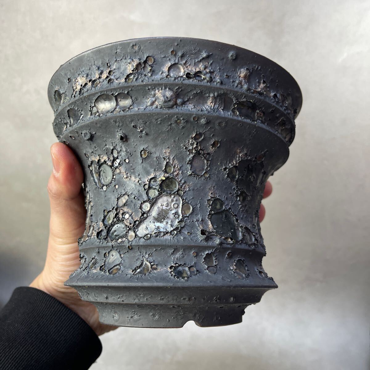 と201 Hand MADE 5号 植木鉢 陶器 検（塊根植物 アガベ パキプス