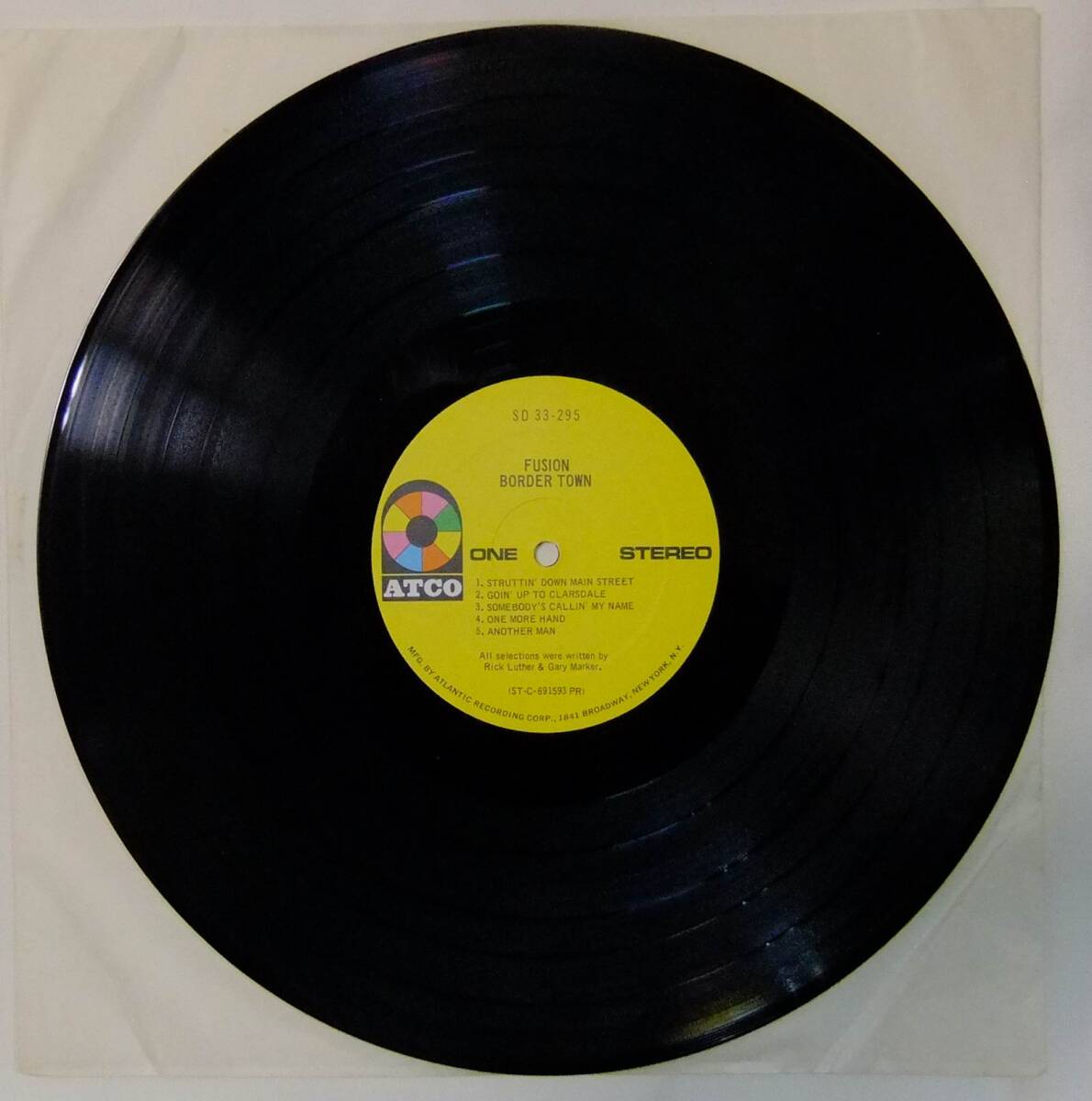 Fusion / Border Town / '69US Atco Records / 初盤オリジナル / スワンプ名盤 / Rising Sons関連 / feat. Ry Cooder, Gary Marker