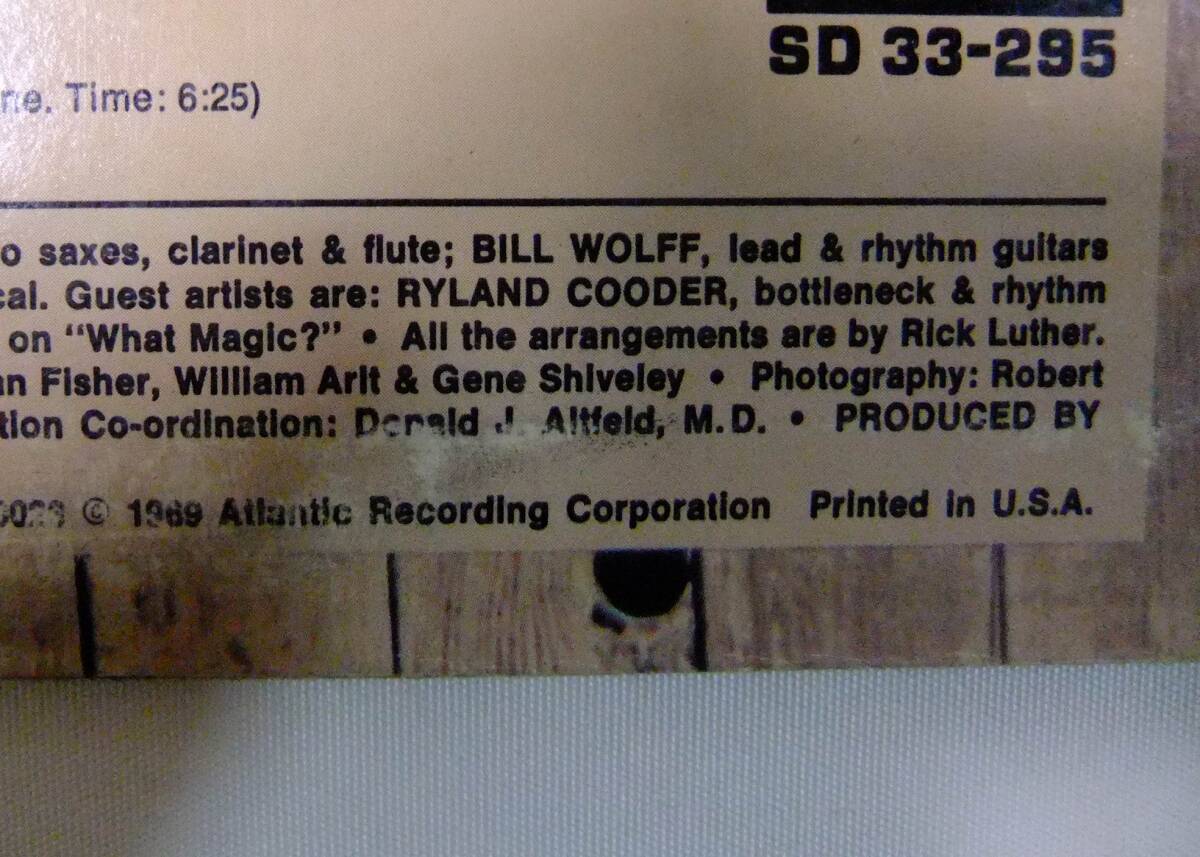 Fusion / Border Town / '69US Atco Records / 初盤オリジナル / スワンプ名盤 / Rising Sons関連 / feat. Ry Cooder, Gary Marker