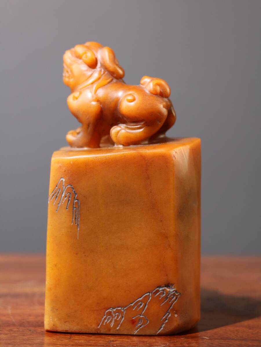 中国 玉石寿山石彫刻 印材 6点まとめて 箱付 N 3045
