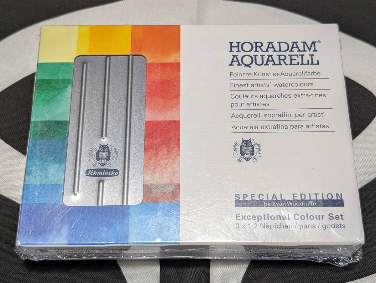 シュミンケ ホラダム 透明水彩絵具 9色ハーフパンセット Schmincke Horadam AQUARELL Exceptional Colors Set_画像1