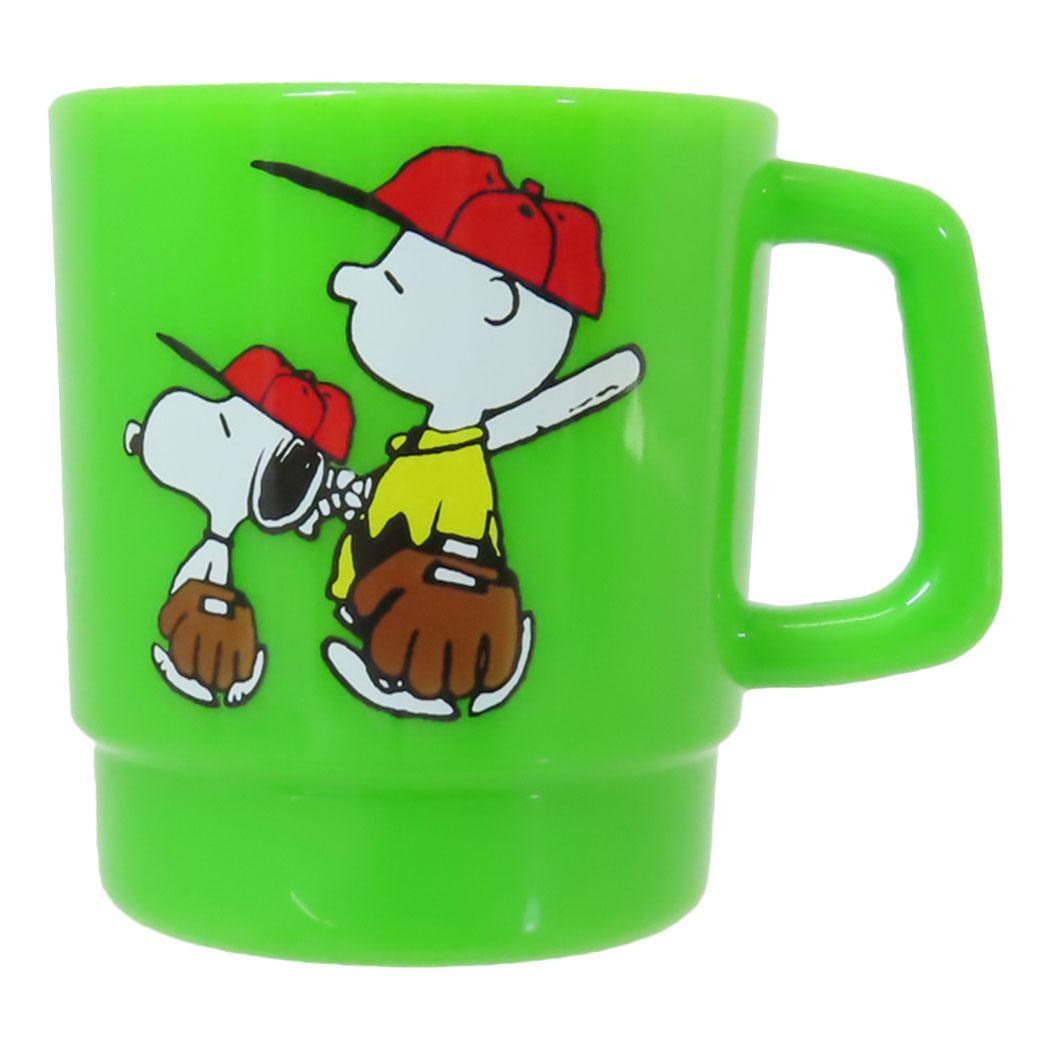 スヌーピー マグカップ プラスチックマグ S SN&CB ピーナッツ 大西賢製販 プレゼント キャラクター グッズ_画像1
