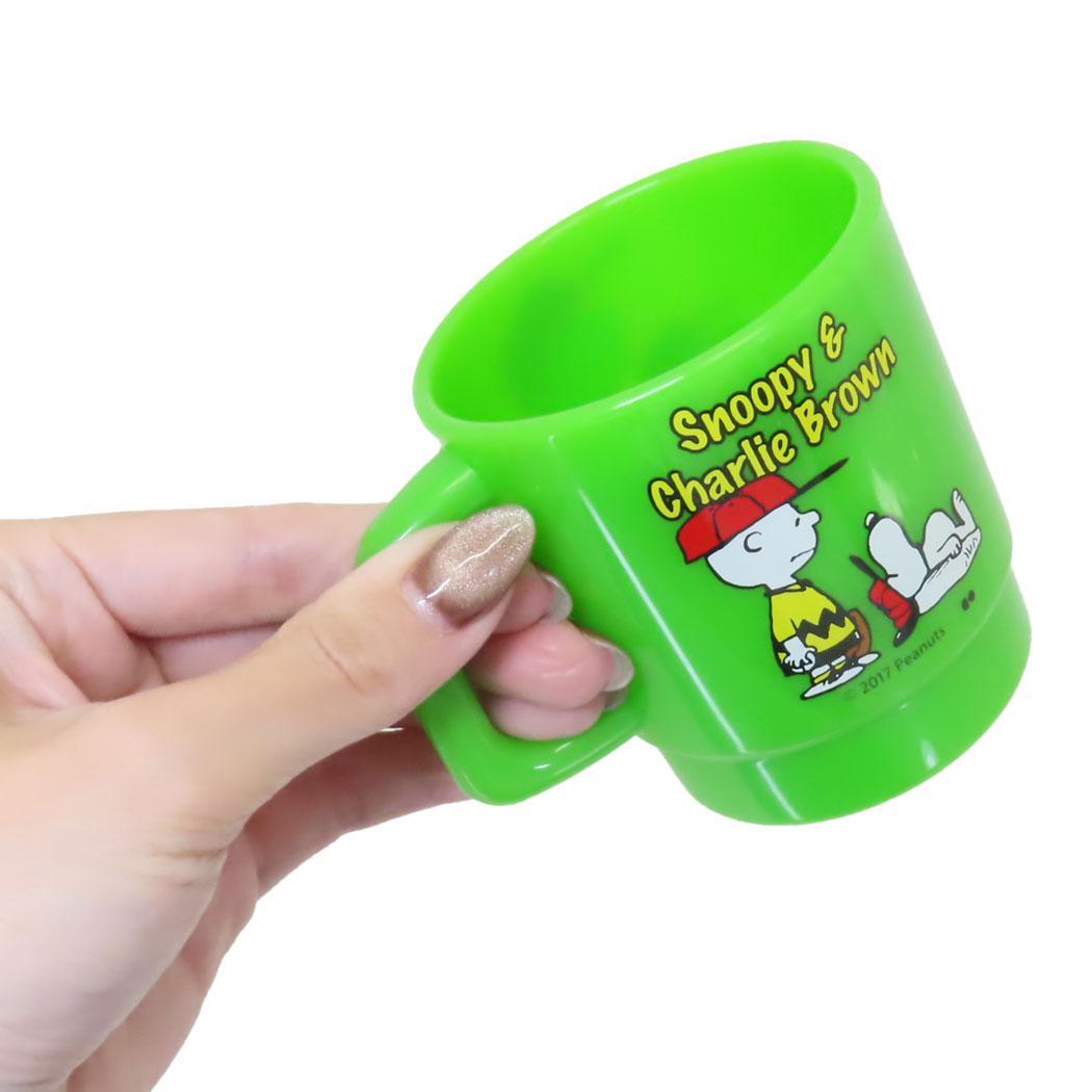 スヌーピー マグカップ プラスチックマグ S SN&CB ピーナッツ 大西賢製販 プレゼント キャラクター グッズ_画像2