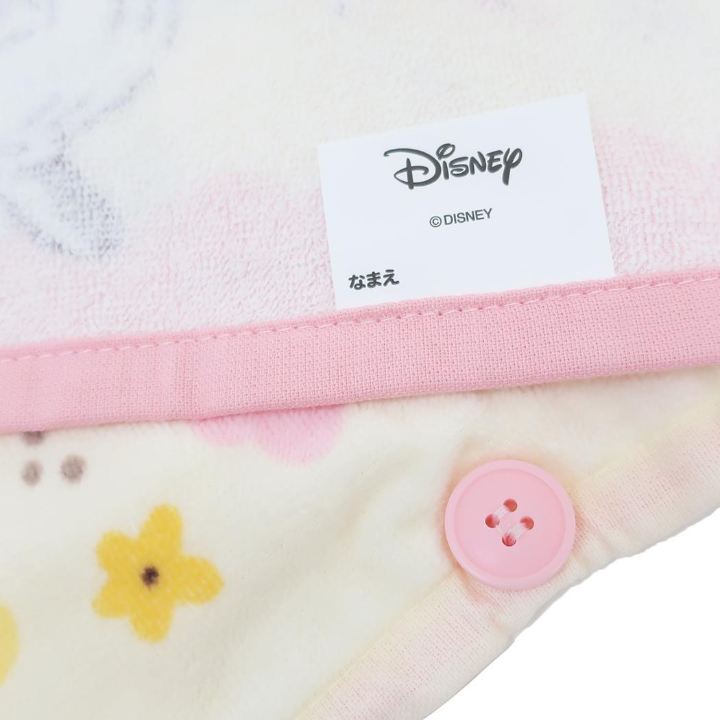 ミニーマウス ゴム＆ボタン付きキッズおてふきタオル おりこうタオル チッパー ディズニー 林タオル 入園入学準備 幼稚園 キャラク_画像3