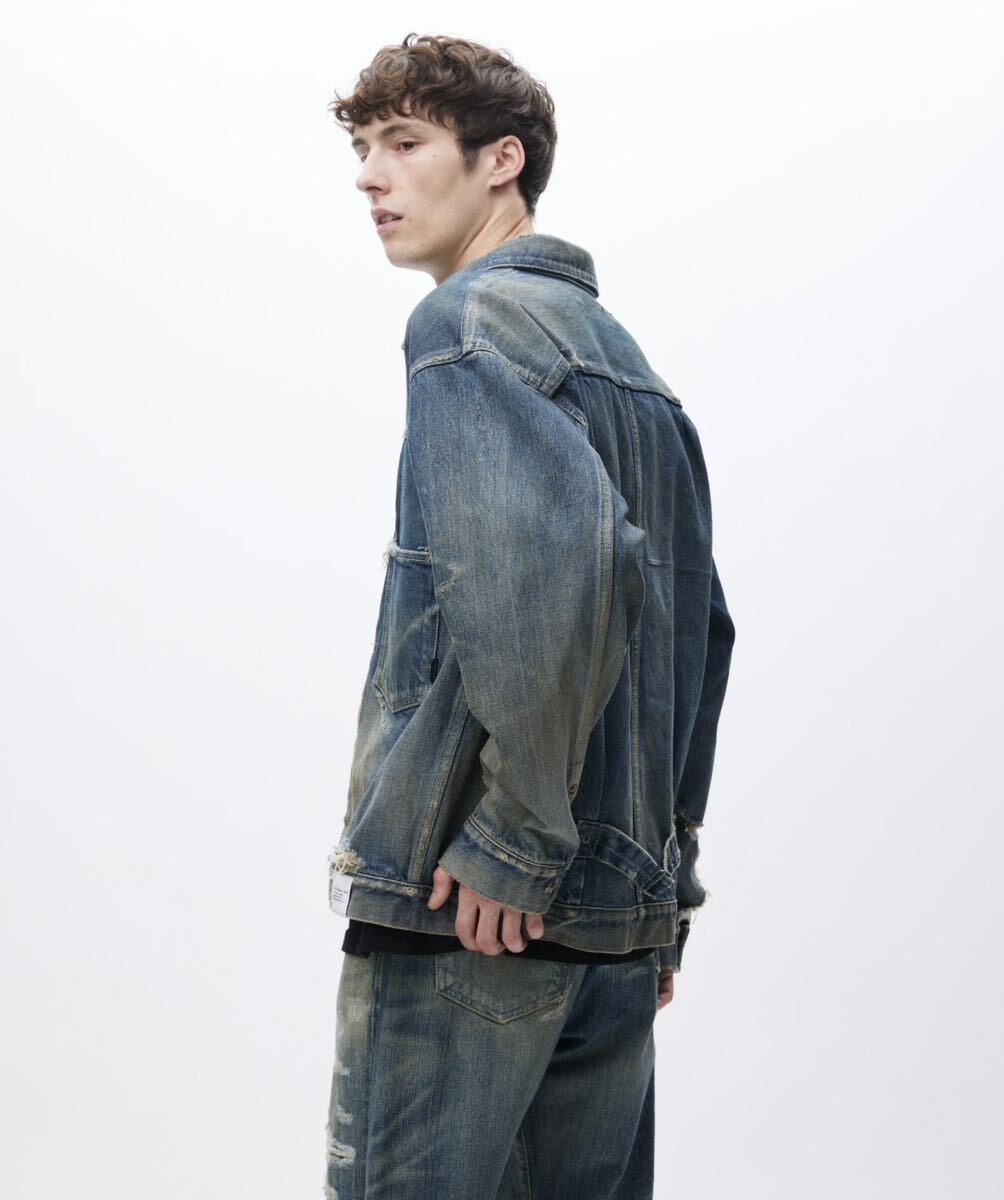 新品未開封 L 24AW NEIGHBORHOOD SAVAGE DENIM TYPE-1 JACKET INDIGO ネイバーフッド サベージ ジャケット Gジャン デニムジャケット