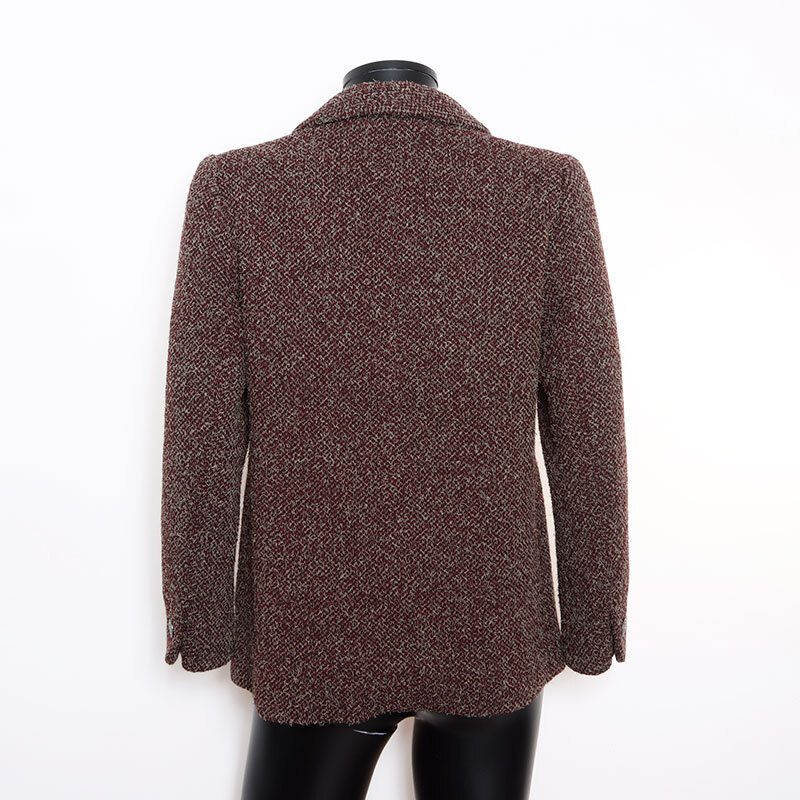 シャネル CHANEL ジャケット Size:36 97A 1997 ココマーク パープル グレー