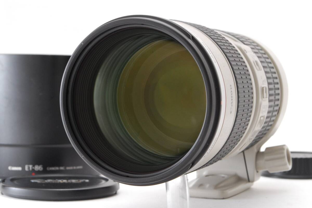 【ケース フード 付き 美品 保証付き 動(dòng)作確認(rèn)済み】Canon EF 70-200mm f/2.8 L IS USM Telephoto Lens キャノン ズーム レンズ