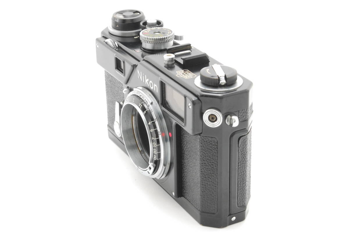 ◆希少◆【美品 保証付 動作確認(rèn)済】Nikon S3 Olympic Black Body Only ニコン オリンピック ブラック レンジファインダー フィルム カメラ