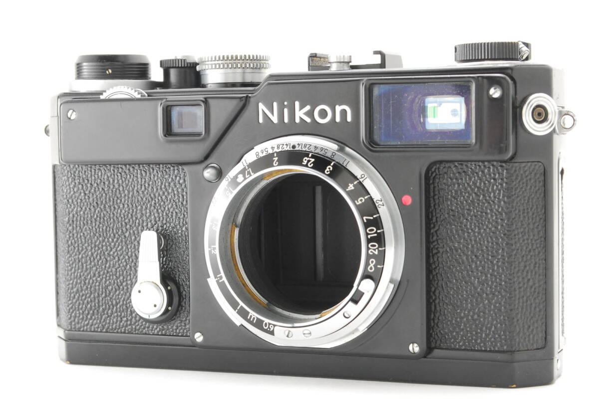 ◆希少◆【美品 保証付 動作確認(rèn)済】Nikon S3 Olympic Black Body Only ニコン オリンピック ブラック レンジファインダー フィルム カメラ