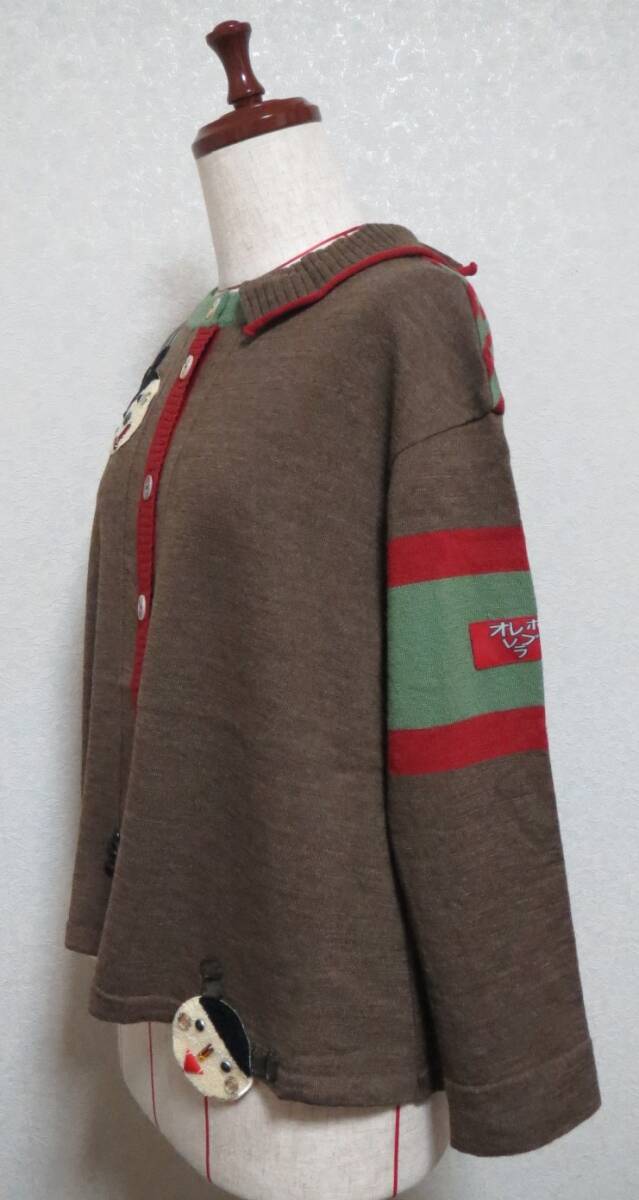 564★セール★新品★アルベロベロ ALBEROBELLO★ニットカーディガン★ニードル★_画像3