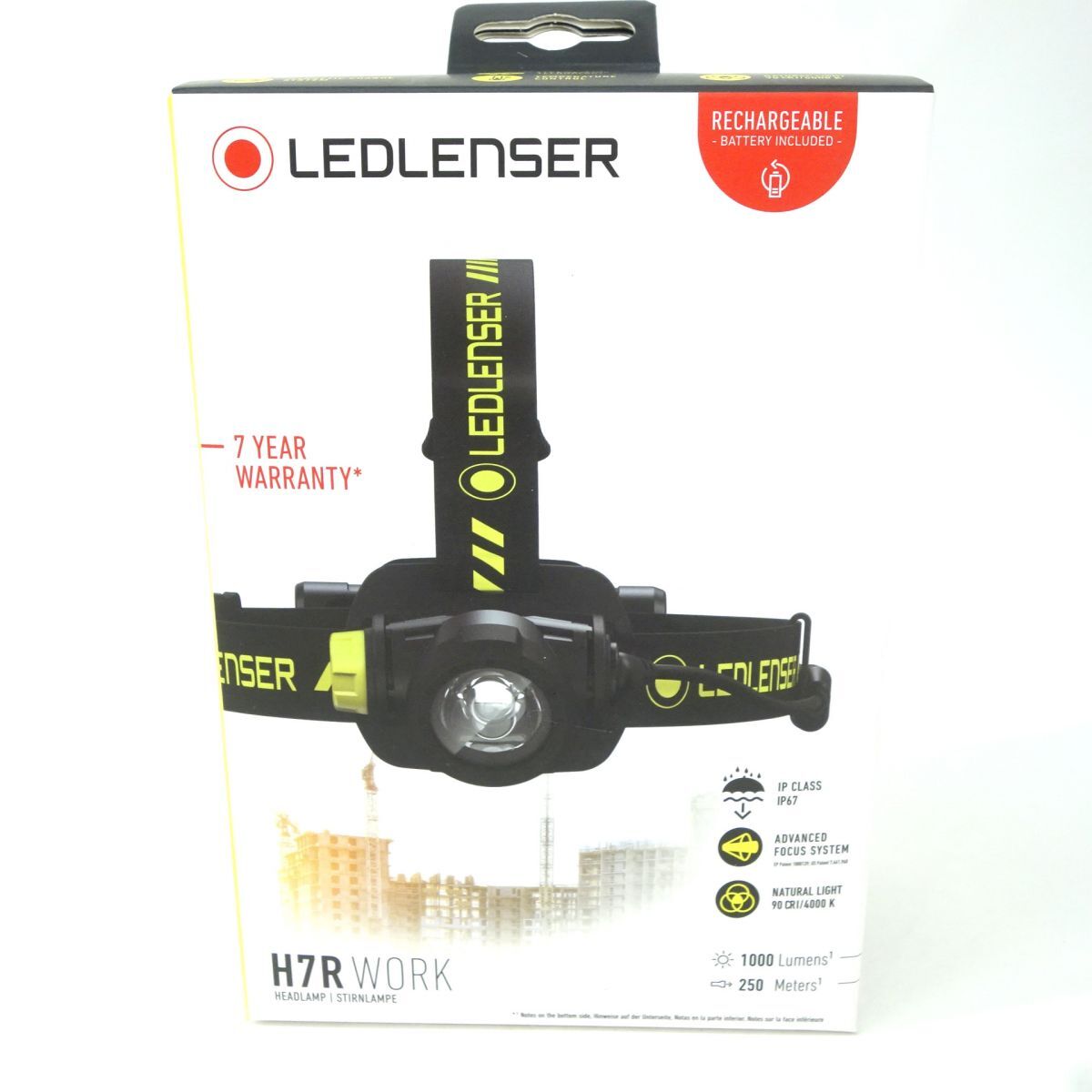 104【未使用】LEDLENSER レッドレンザ― H7R WORK ヘッドライト
