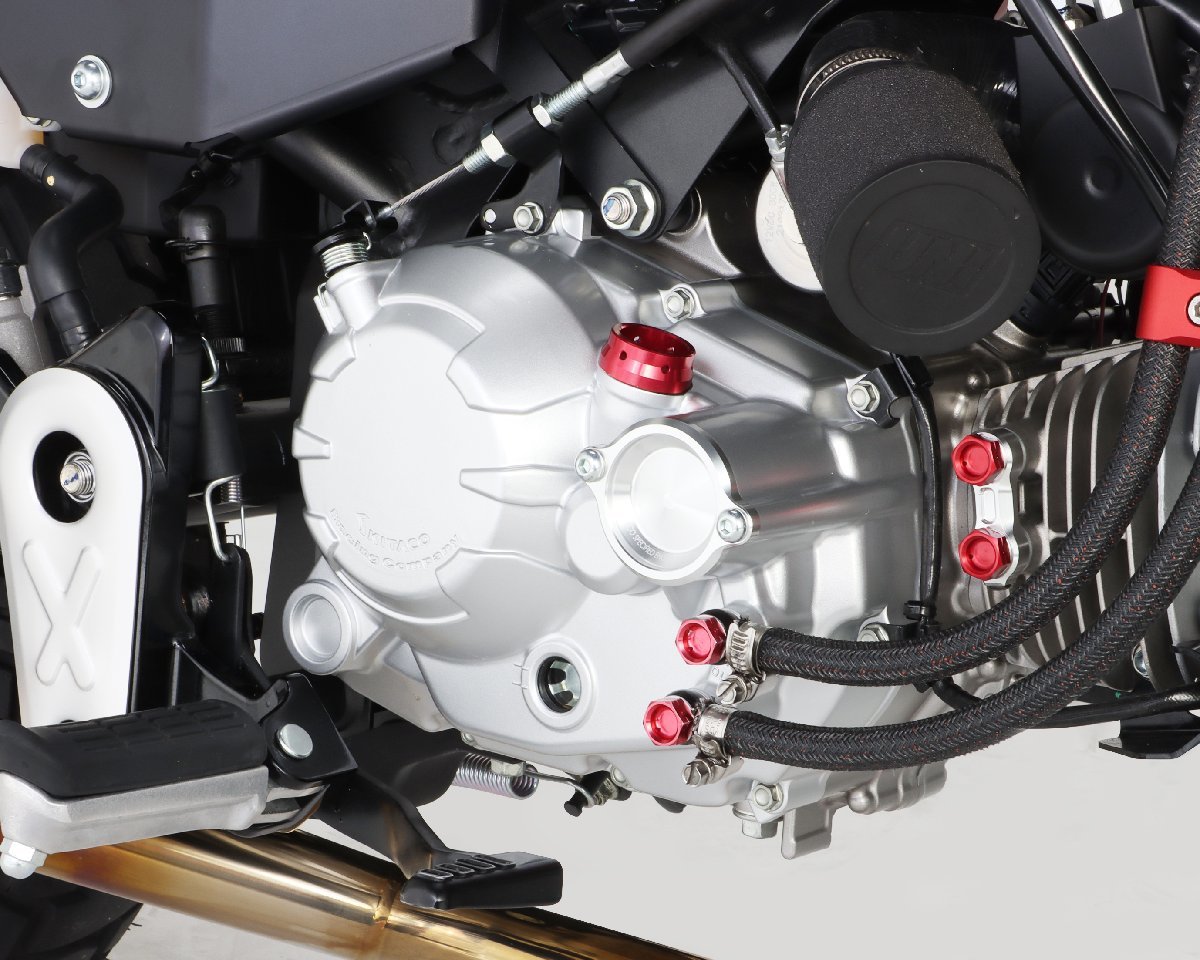 キタコ GROM(JC92)/モンキー125(JB03/JB05) クラッチカバーKIT(シルバー)/307-1452060_画像3