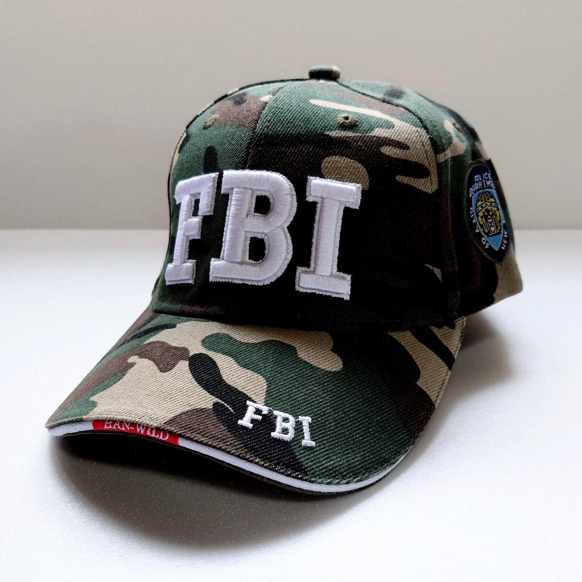 FBI キャップ 迷彩
